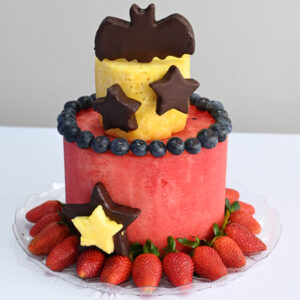 Batman's Bountiful Watermelon Cake