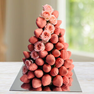 Blushing Pink Blossom Tower